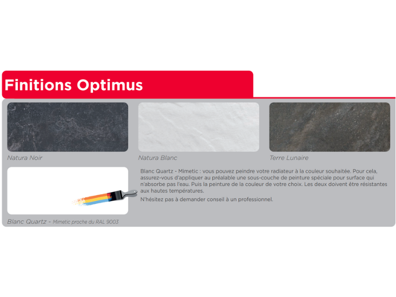 Finitions OPTIMUS 2025