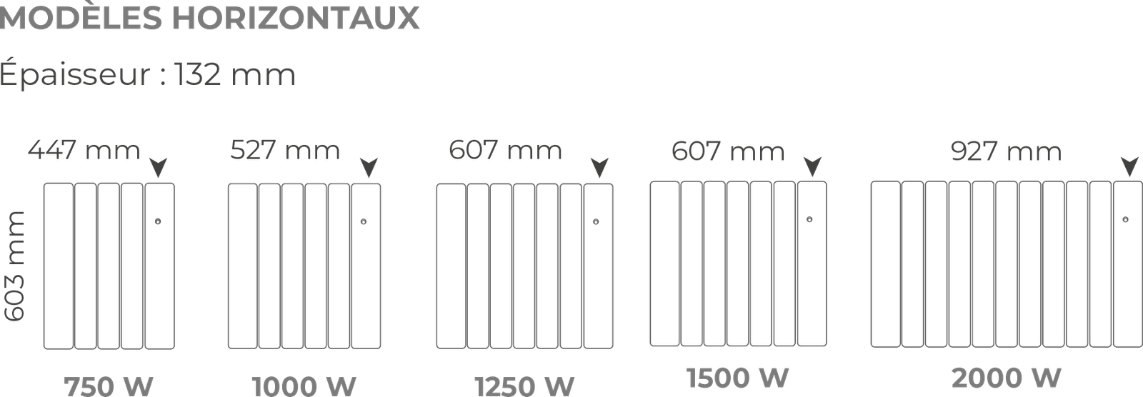 Radiateur Beladoo Nativ Horizontal