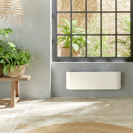 RADIATEUR FONTE NOIROT CALIDOO NATIV PLINTHE CONNECTÉ INTUIS