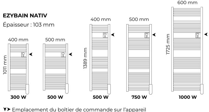 Dimensions Ezybain Nativ
